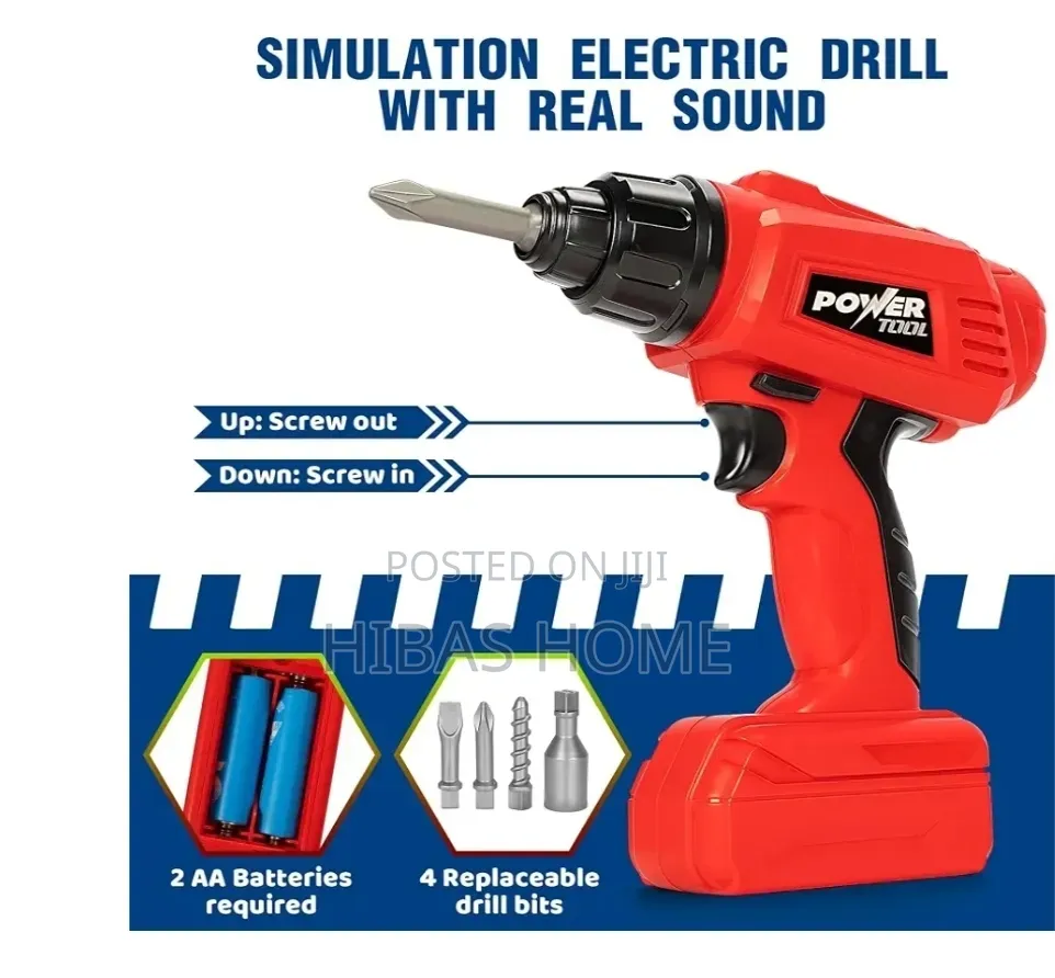 Kids Tool Bench Set With Electric Drill Tools,Construction Workbench