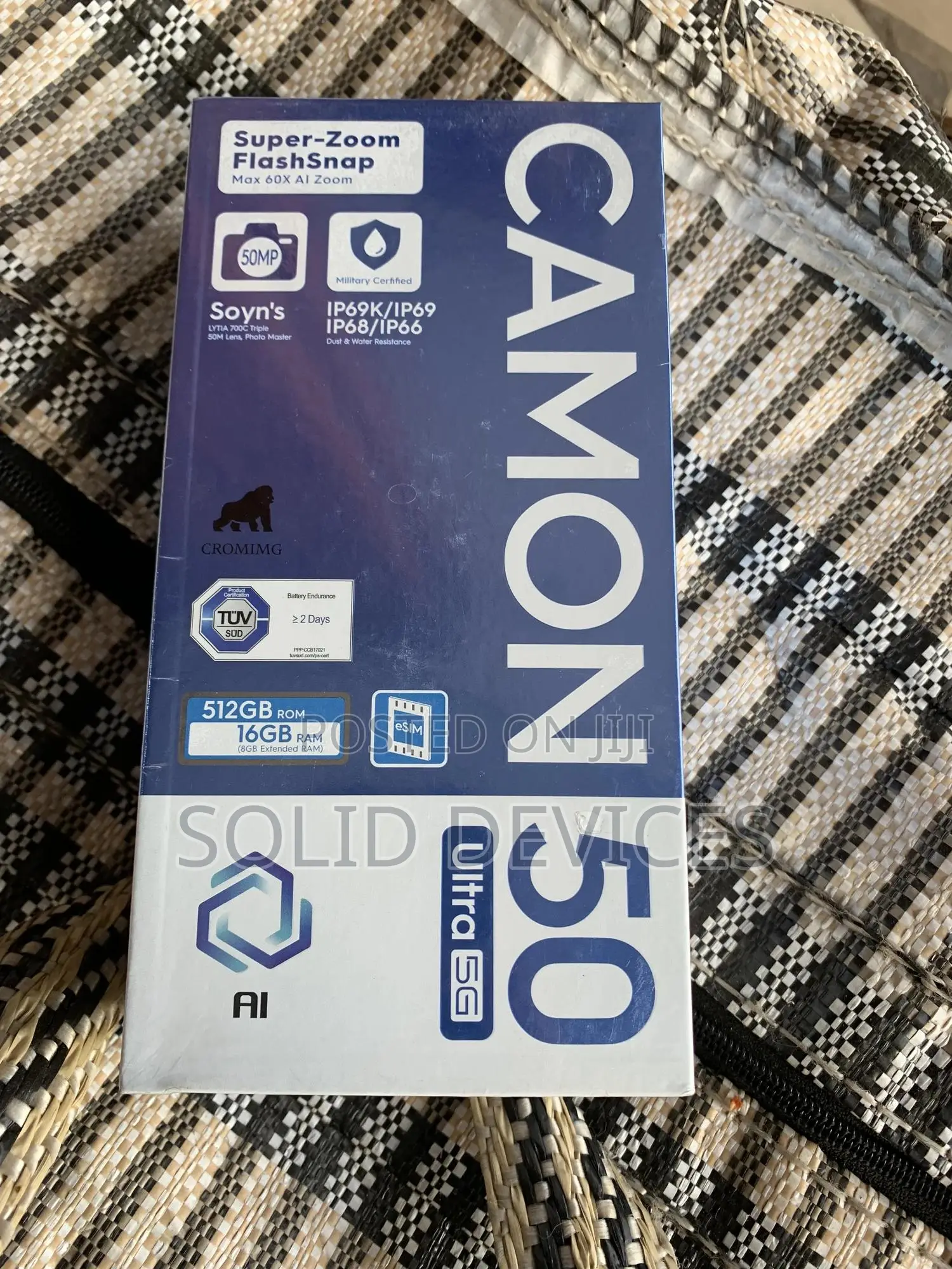 New Tecno Camon 50 Ultra 512 GB Gray