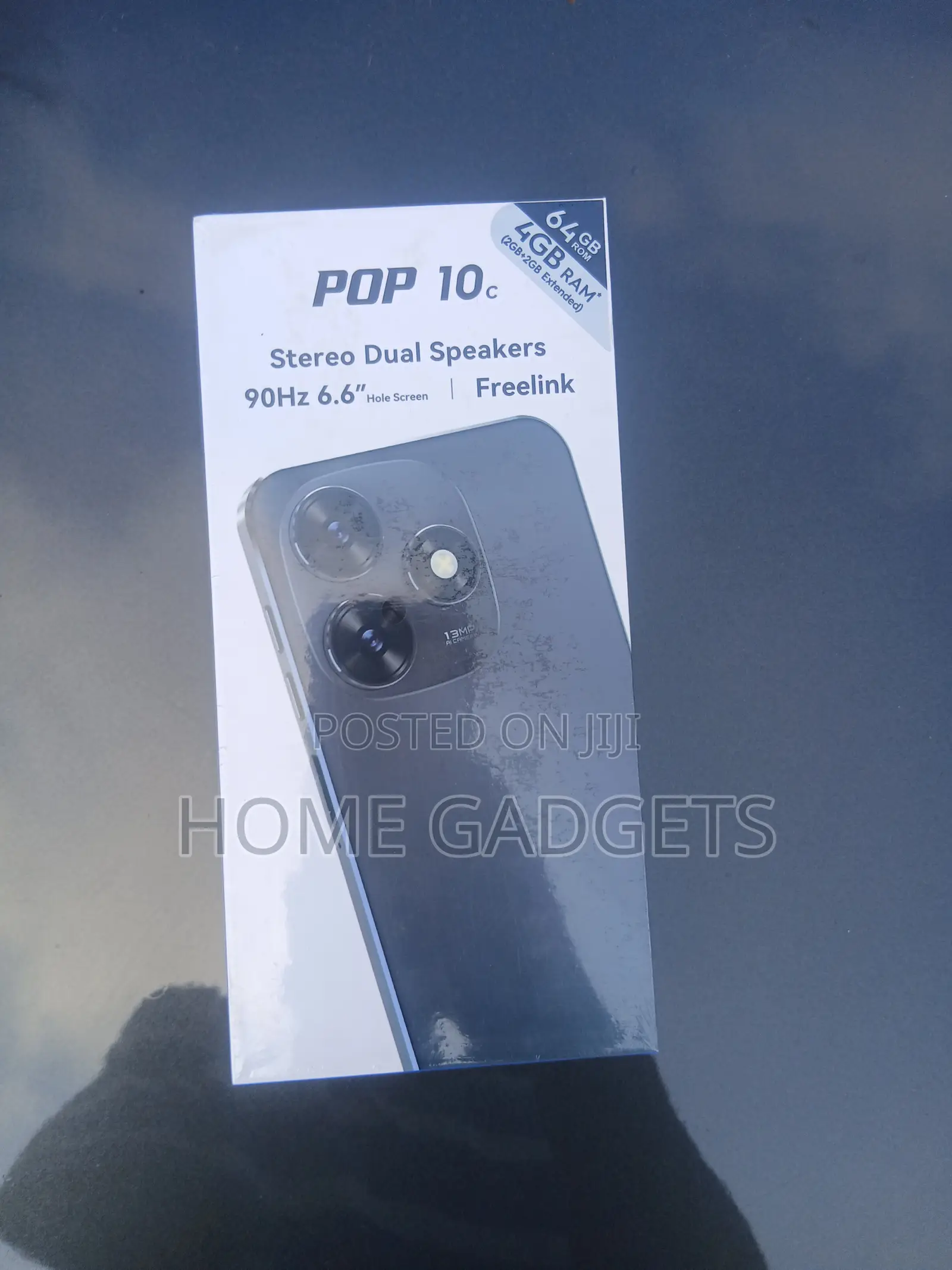 New Tecno Pop 10C 64 GB Black