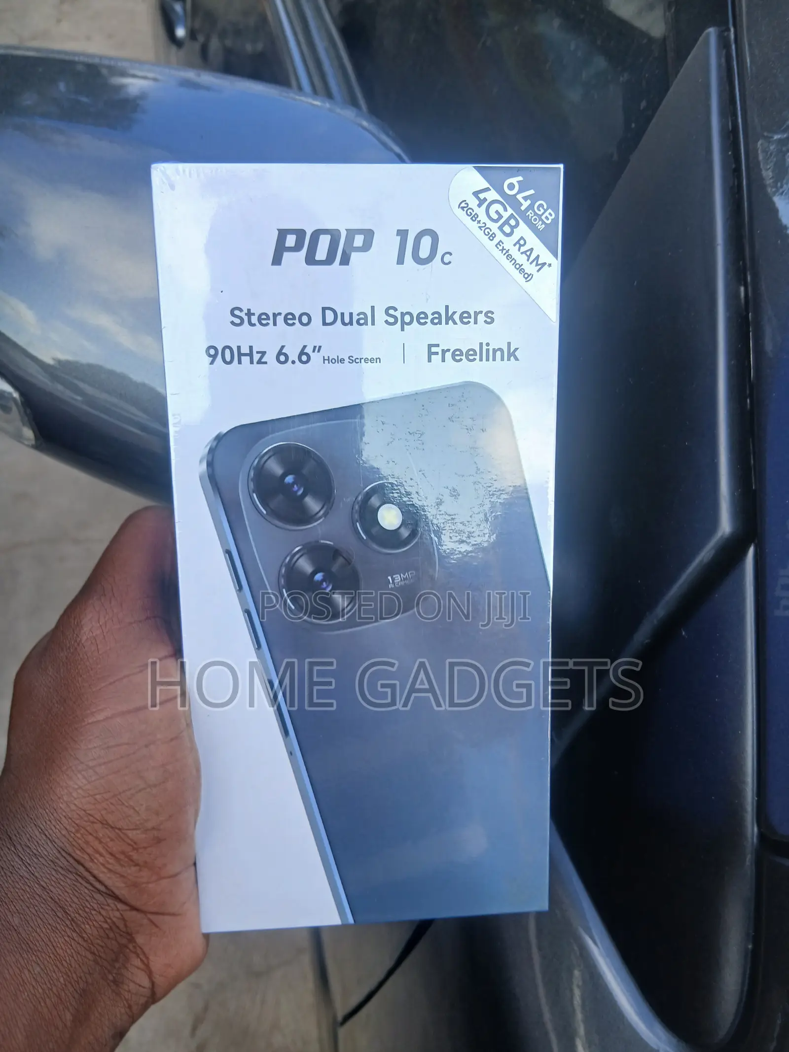 New Tecno Pop 10C 64 GB Black