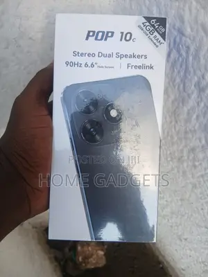 New Tecno Pop 10C 64 GB Black