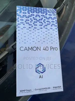 New Tecno Camon 40 Pro 5G 256 GB Blue