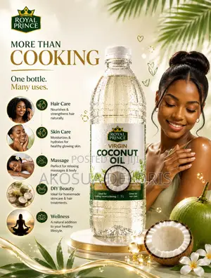 Royal Prince Coconut Oil (Cook, Skin, Hair)