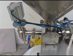 Pedal Controlled Paste Filling Machine. 100 - 1000ml