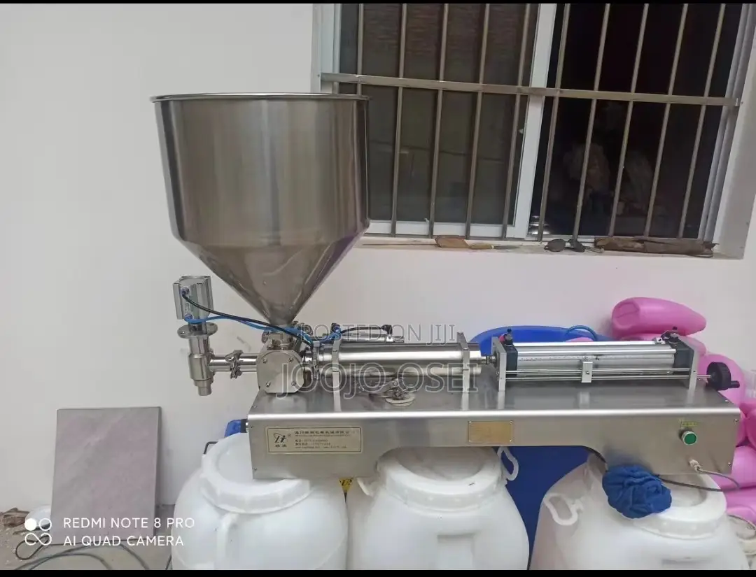 Pedal Controlled Paste Filling Machine. 100 - 1000ml