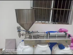 Pedal Controlled Paste Filling Machine. 100 - 1000ml