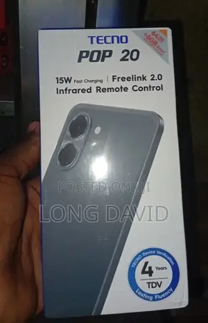 New Tecno Pop 20 128 GB Black