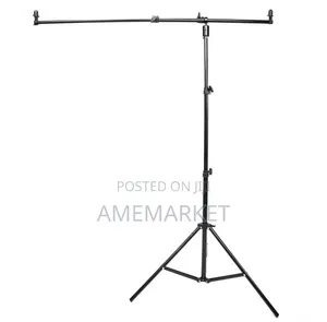 Photography Reflector Holder Stand With Adjustable Crossbar Bracket
