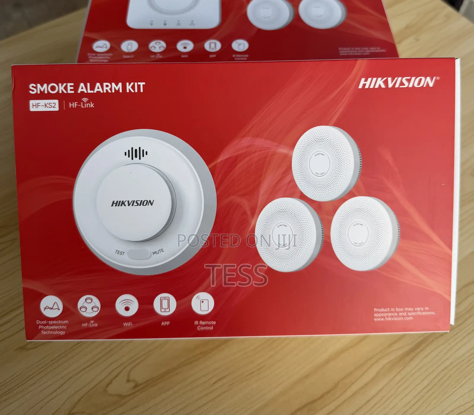 Hikvision Smoke Alarm Kit WiFi HF-KS2-WF