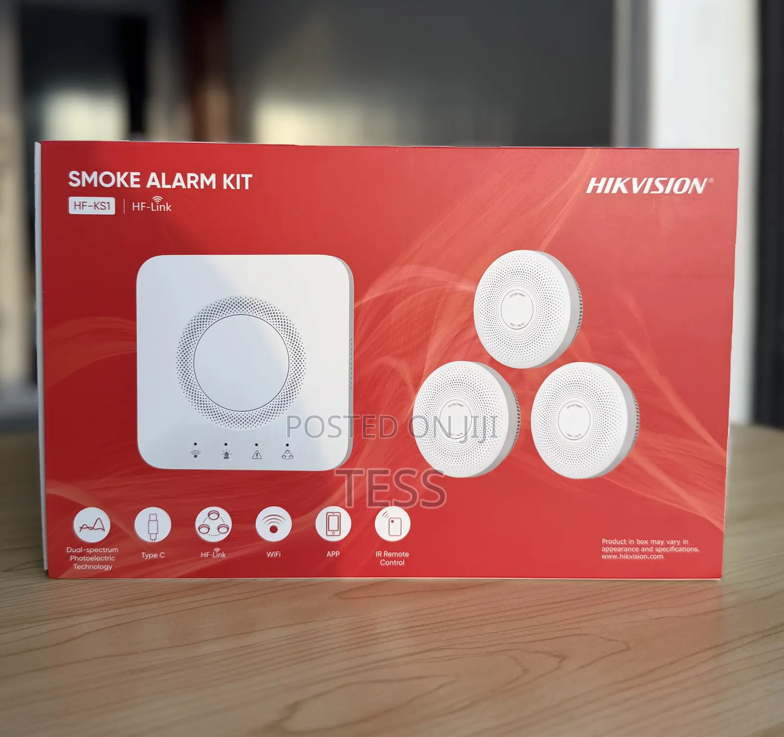 Hikvision Smoke Alarm Kit Wireless Gateway HF-KS1-WF
