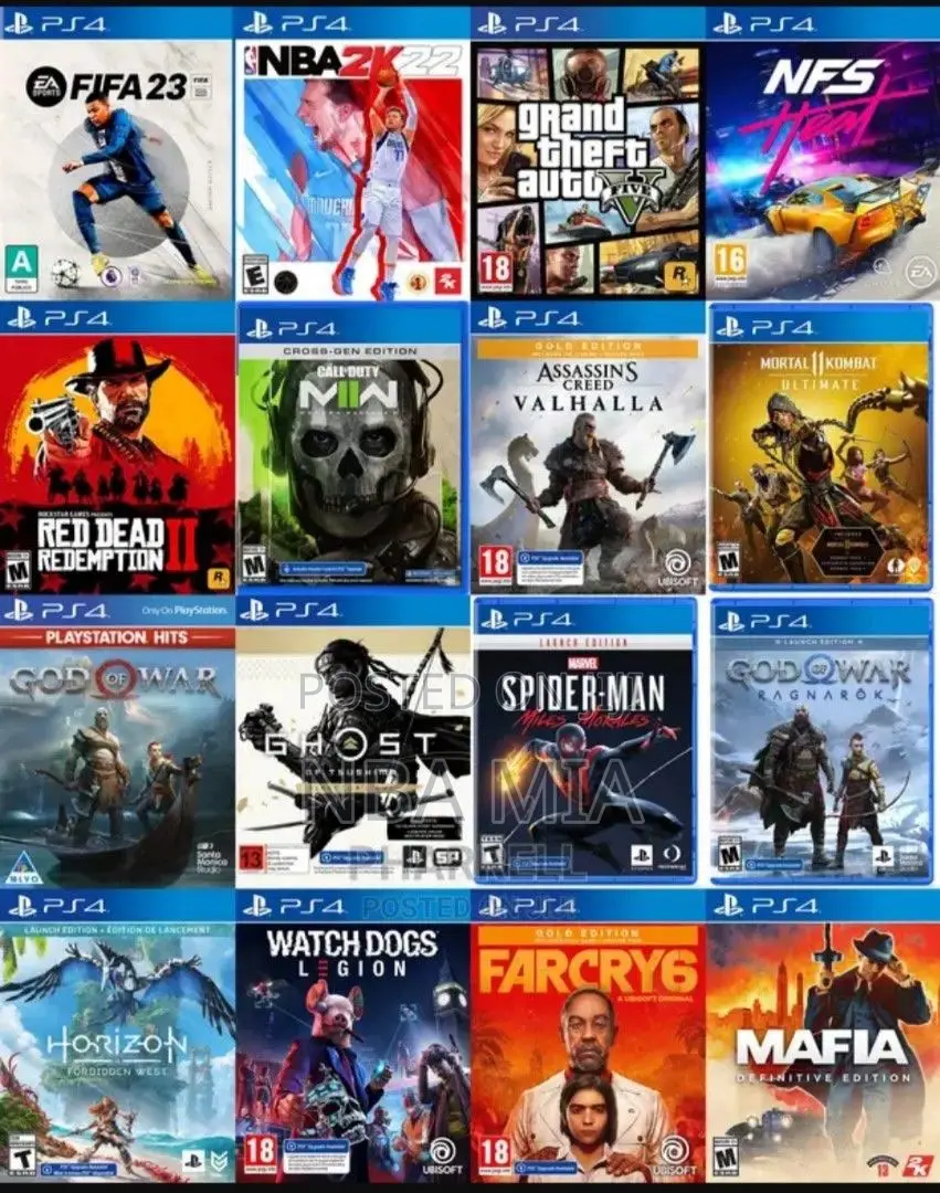 Ps4 Jailbreak Games 50GHS Each