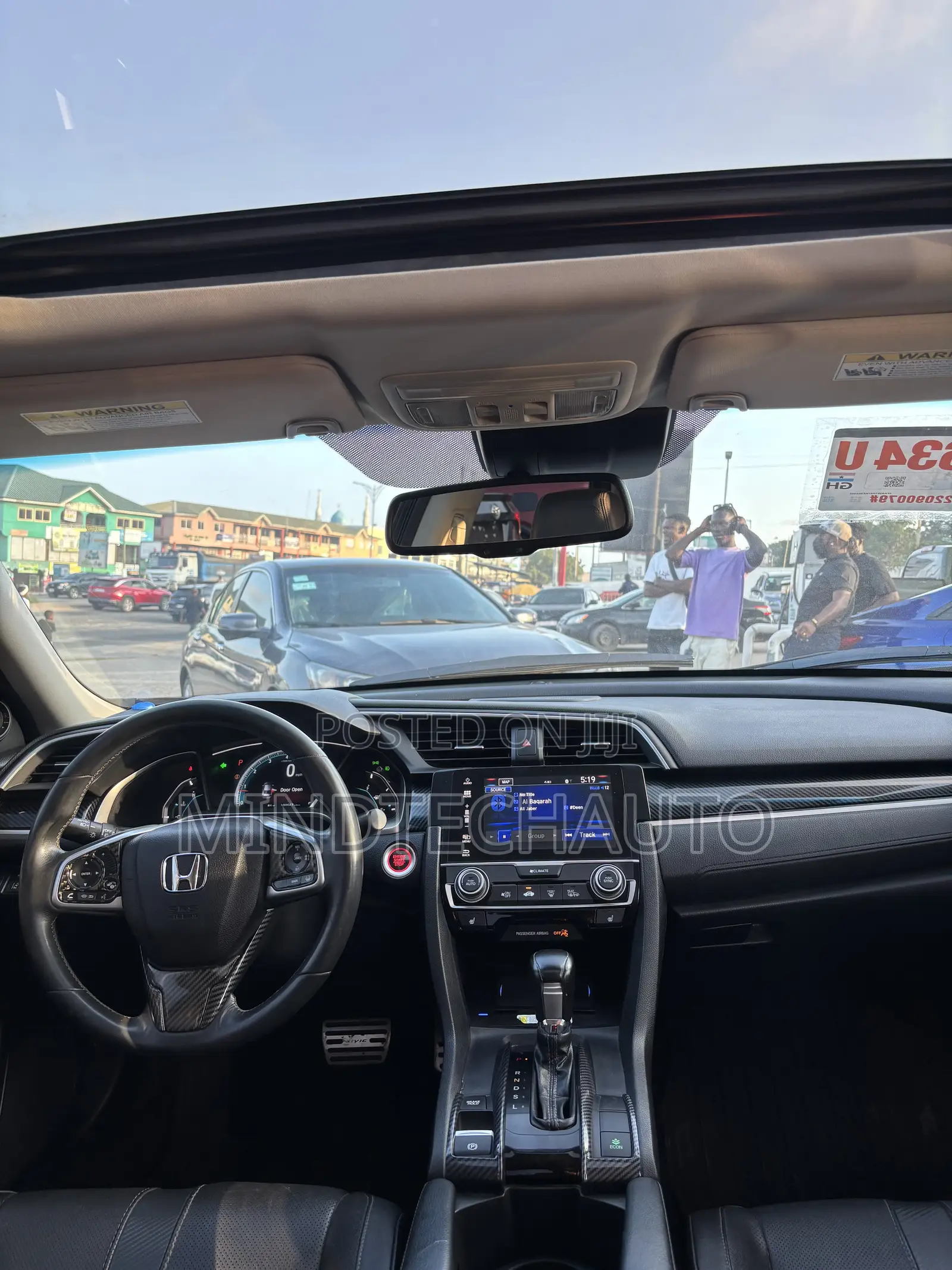 Honda Civic Touring 2dr Coupe (1.5L 4cyl) 2017 Black