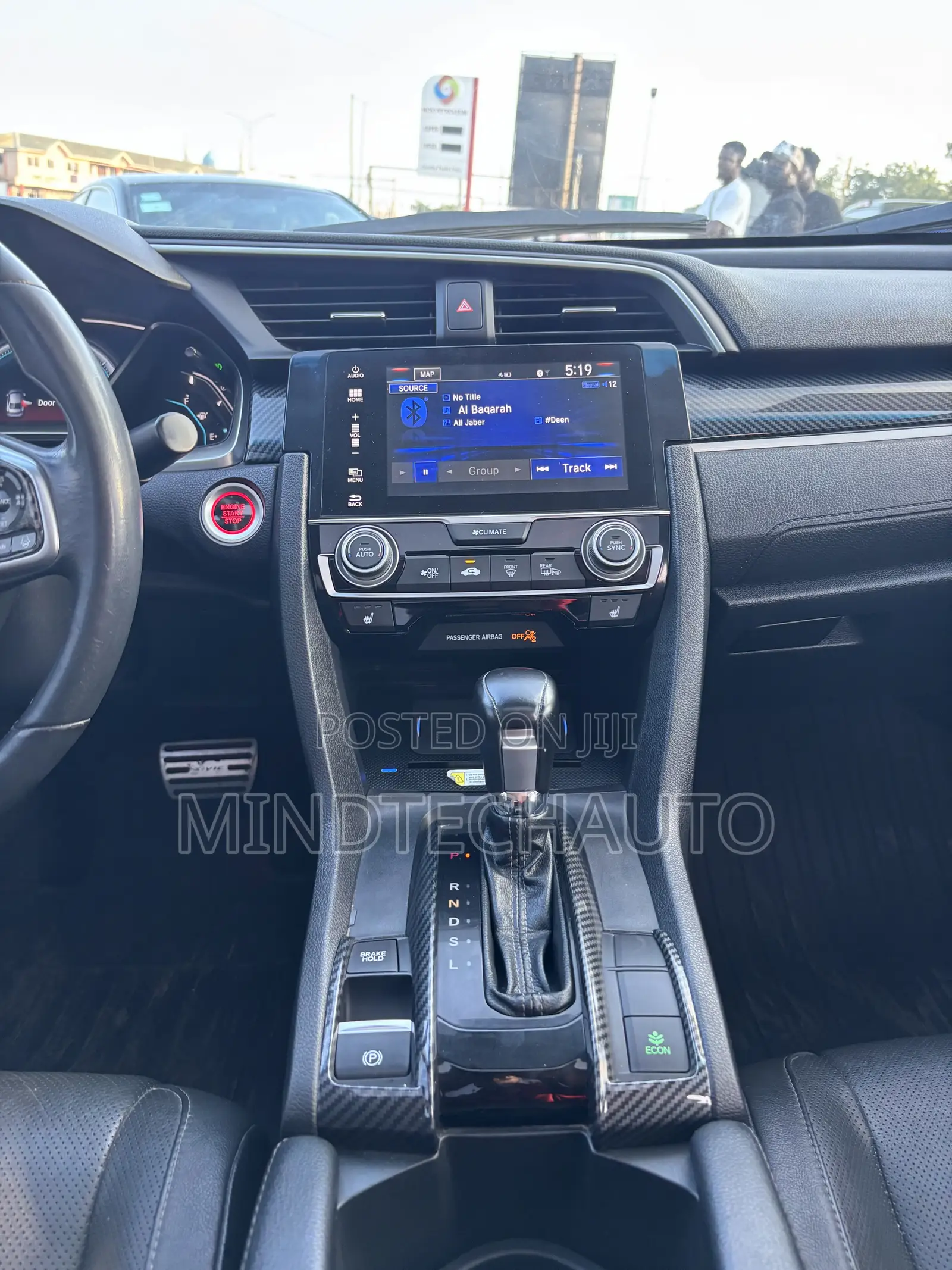 Honda Civic Touring 2dr Coupe (1.5L 4cyl) 2017 Black