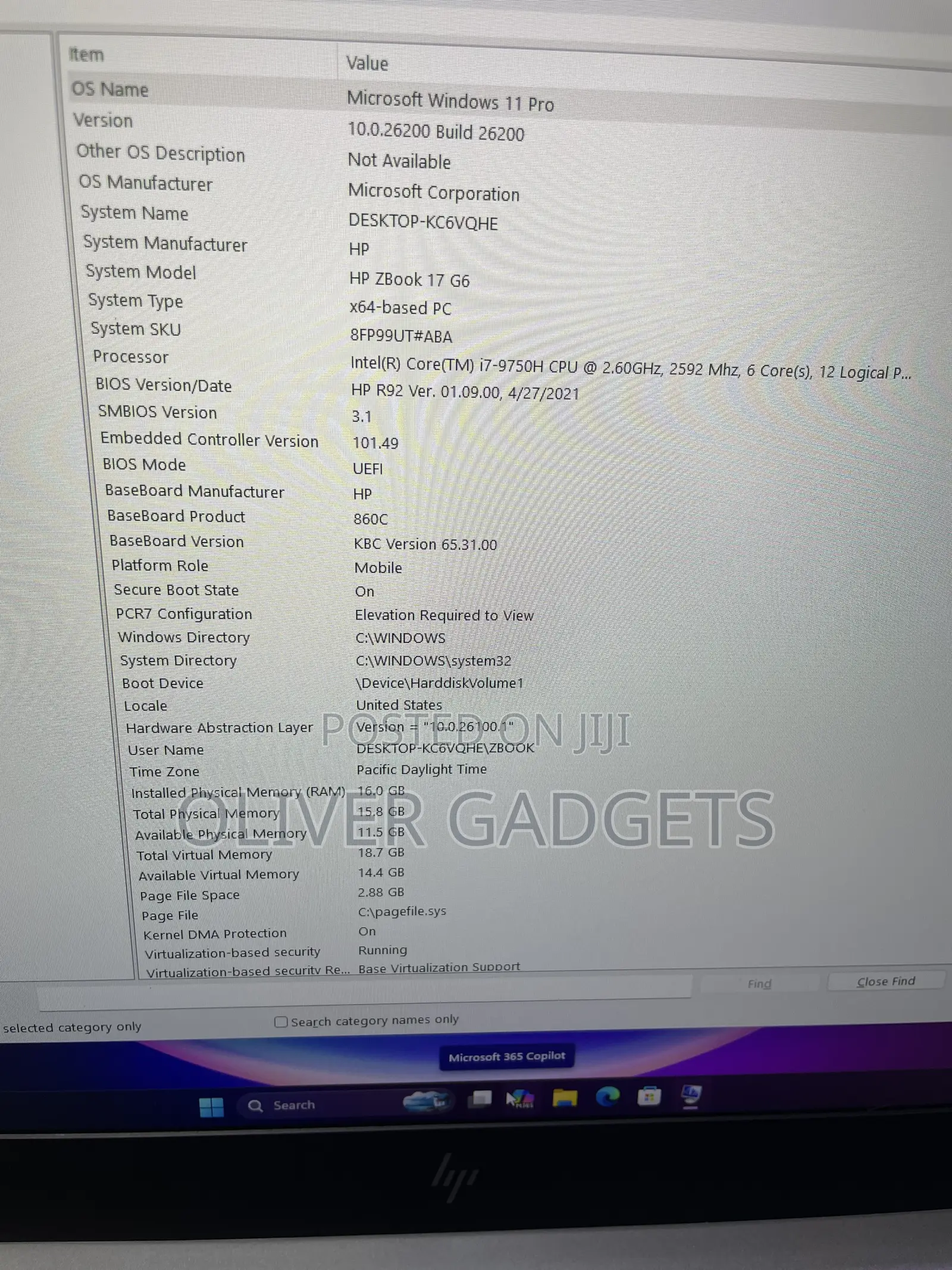 Laptop HP ZBook 17 G6 16GB Intel Core i7 SSD 512GB
