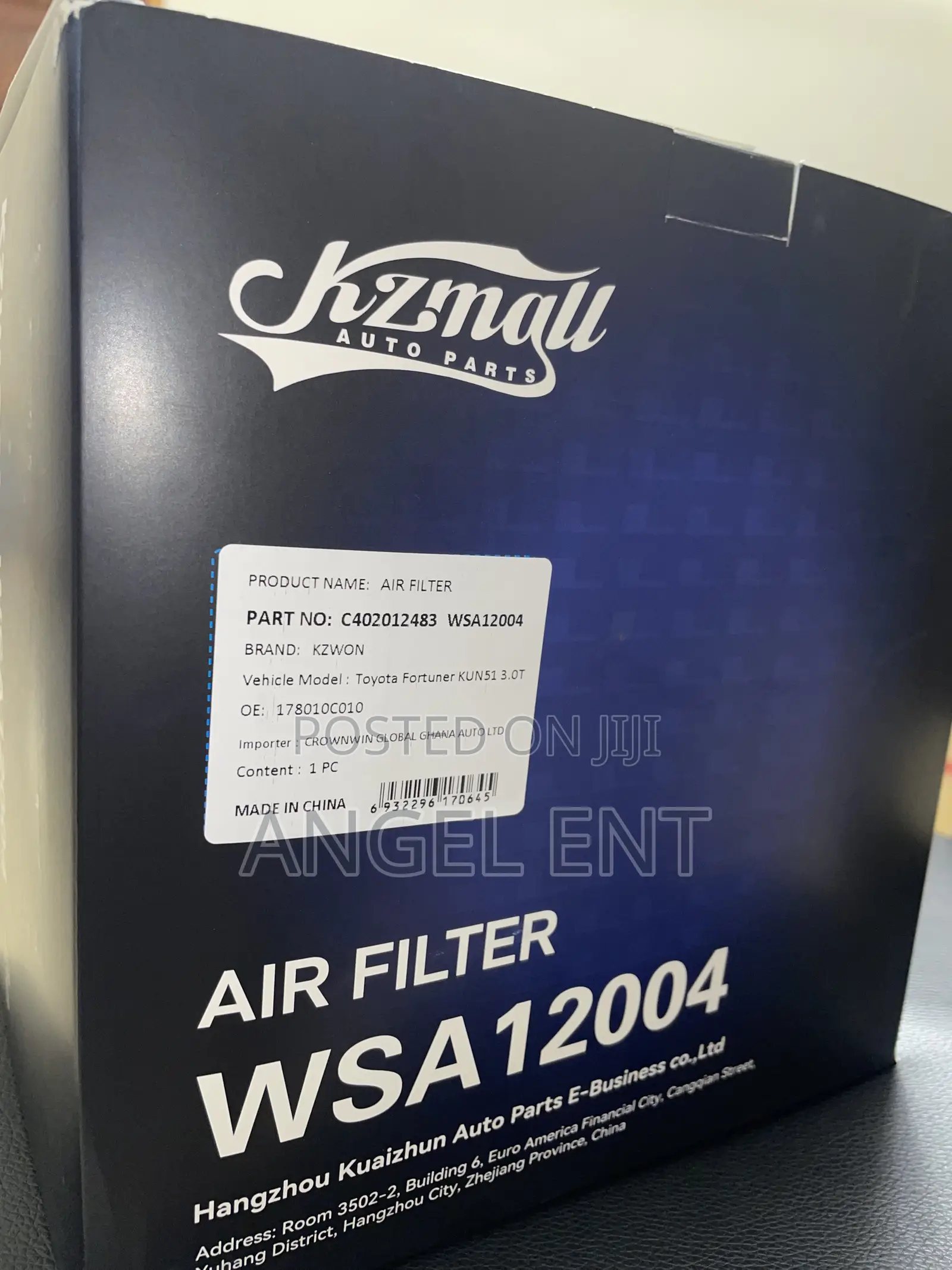 Air Filter for Toyota Fortuner KUN51 3.0T (Free Delivery 4 Wholesale)