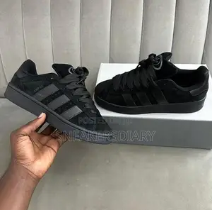 Pure Black Adidas Campus