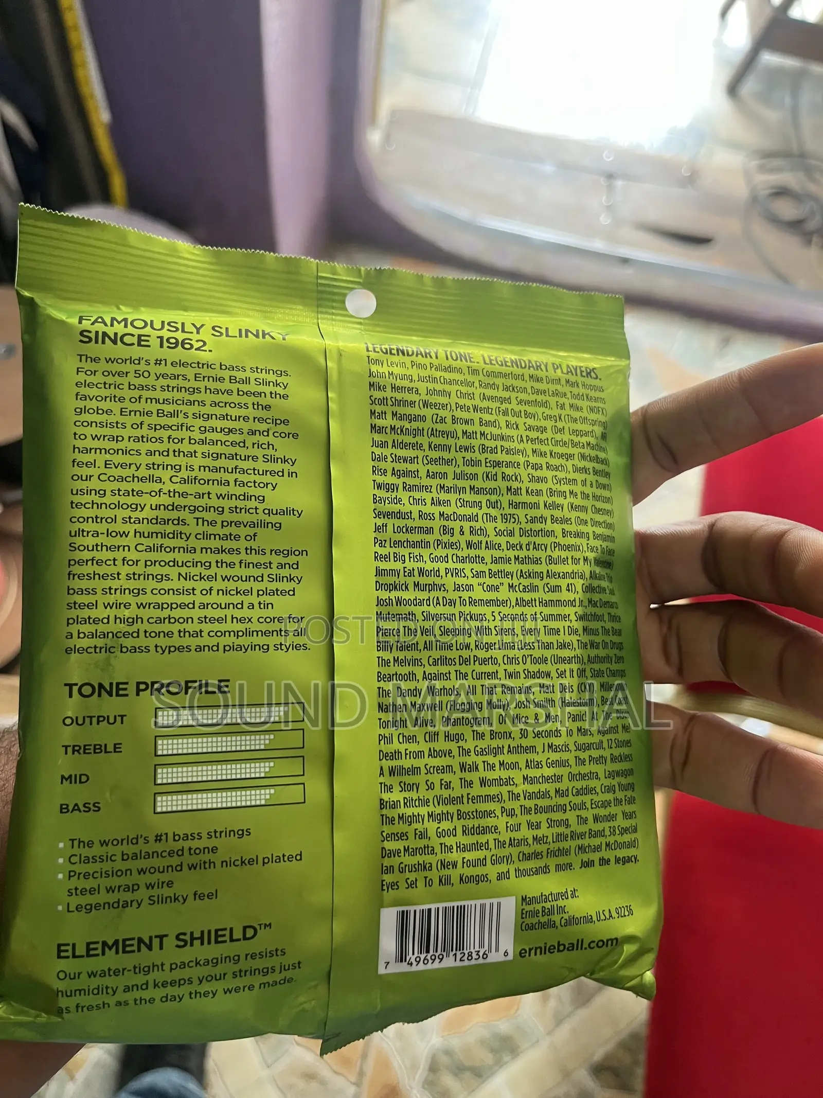 Slinky Bass Guitar Strings