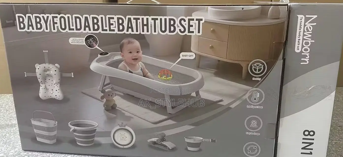 Foldable Baby Bath Set 8 in 1