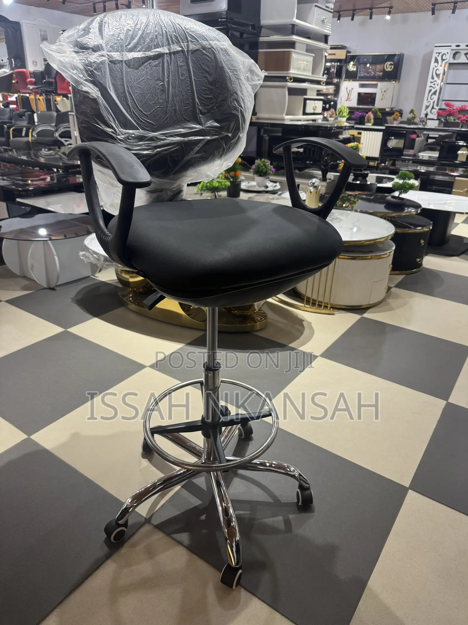 Counter Bar and Barbering Chairs