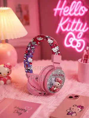 Pink Kids Headphones/ Hello Kitty Headphones