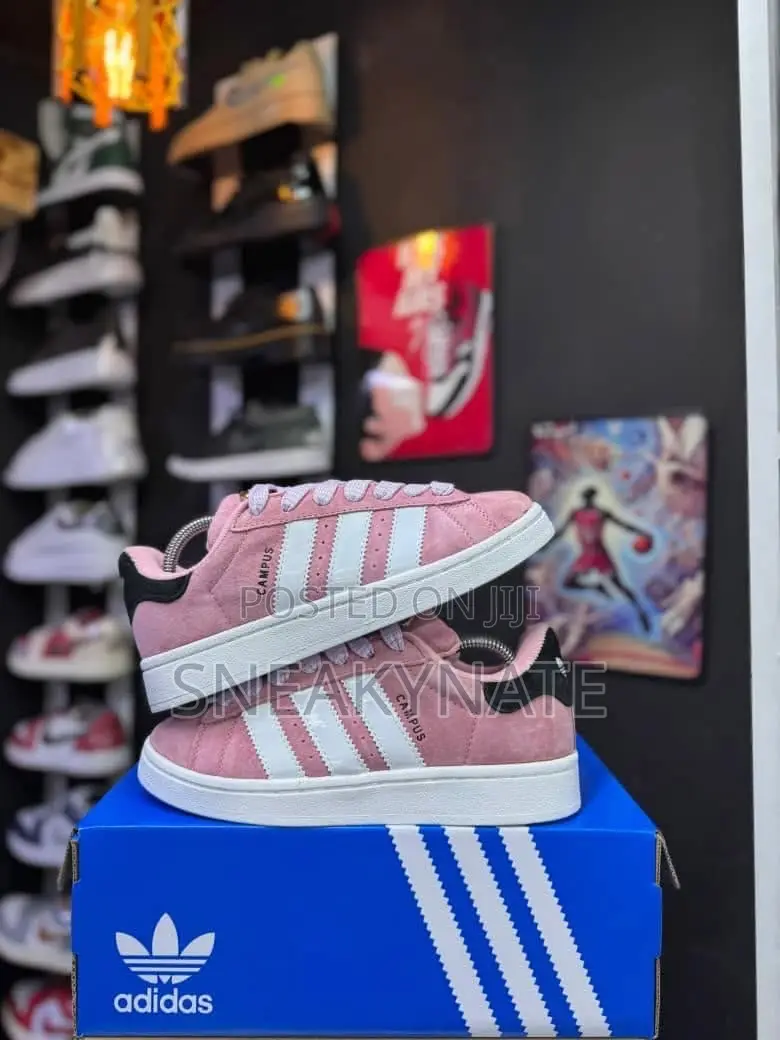 Pink Adidas Campus Unisex Sneaker