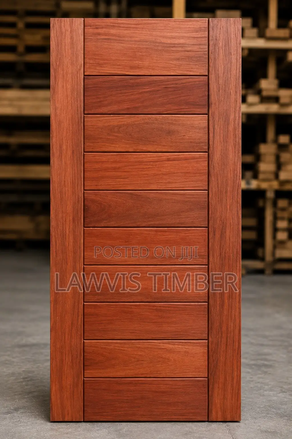 Red Beam Wooden Door | Solid Timber | Strong, Elegant Built to Last