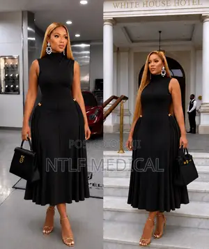 Classy Ladies Dress (Available in White, Black and Reddish Brown)
