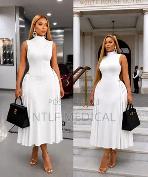 Classy Ladies Dress (Available in White, Black and Reddish Brown)