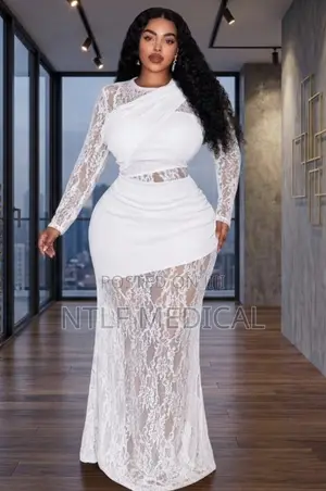 Elegant Ladies Dress (Available in White, Balck and Brown