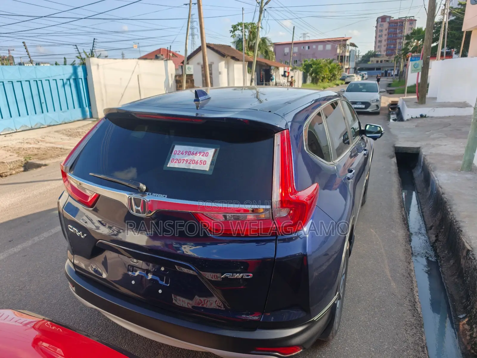 Honda CR-V EX-L AWD 2018 Blue