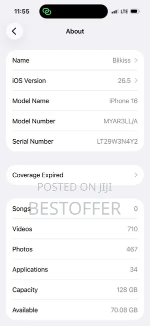 Apple iPhone 16 128 GB Pink