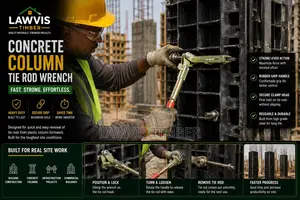 Concrete Column Tie Rod Wrench Formwork Wrench Heavy-Duty Steel Tool