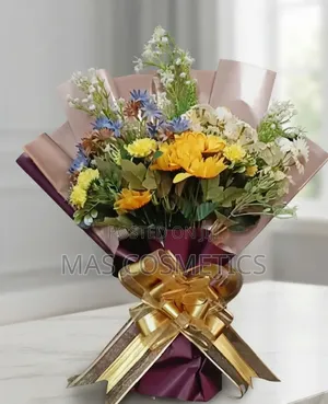 Artificial Red Flower Bouquet