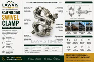 Scaffolding Swivel Clamp | 48mm Heavy-Duty Scaffold Coupler