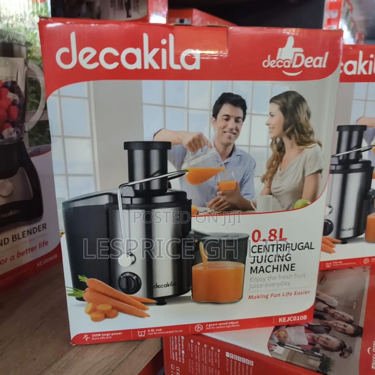 Everyday Promo on Our Fantastic 0.8L Centrifugal 350W Decakila Juicer