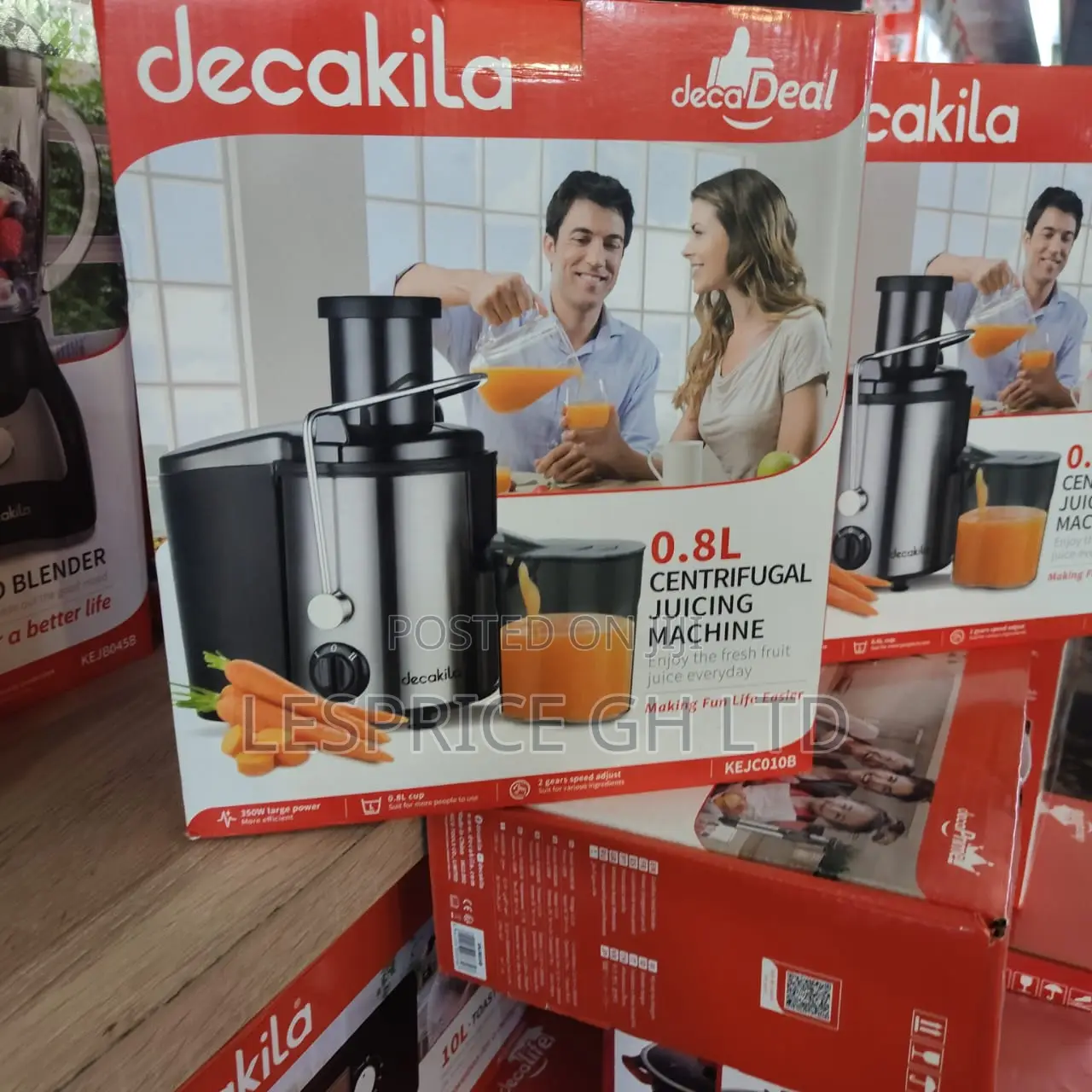 Everyday Promo on Our Fantastic 0.8L Centrifugal 350W Decakila Juicer