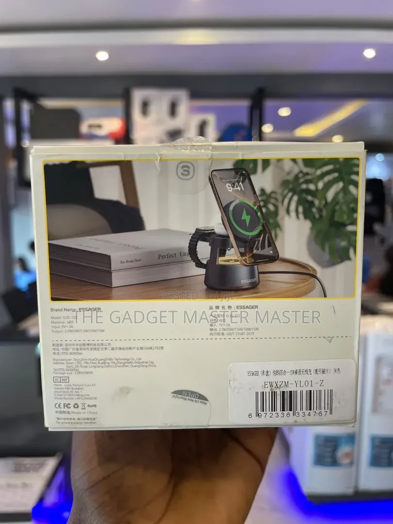 Essager 4IN1 Magnetic Phone and Watch Desktop Charger