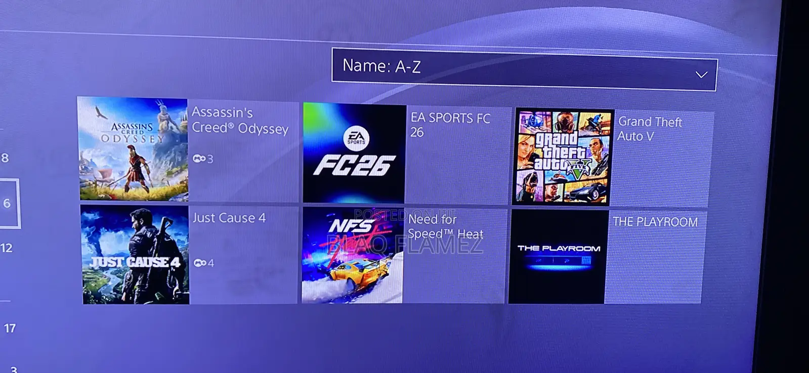 Ps4 Slim With Gta V, Eafc26, Just Cause 4, Assassin’s Creed and Others