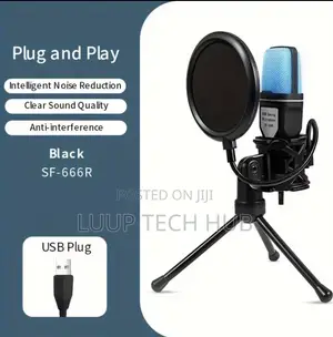 USB Microphone With RGB Light
