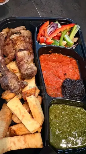 Fried Yam and Pork