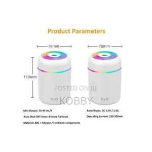 Humidifier/Diffuser With Color Changing Feature
