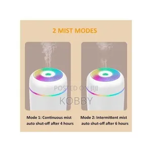 Humidifier/Diffuser With Color Changing Feature