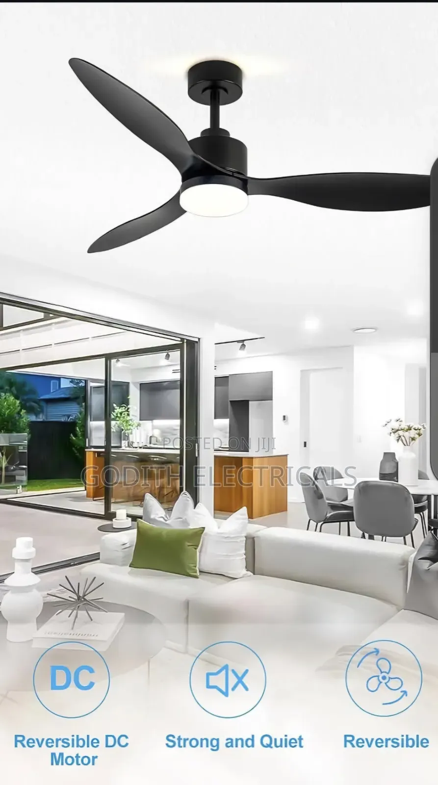 Decorative Ceiling Fan With Light