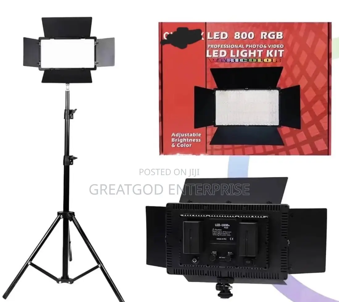 LED 800 RGB Professional Photo Video Light Kit