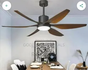 Ceiling Fan With 3 Colors 6blades Six Wind Speeds 66inches