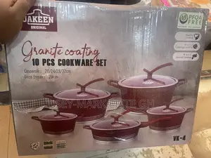 5 Set Uakeen Granite Nonstick Cookware