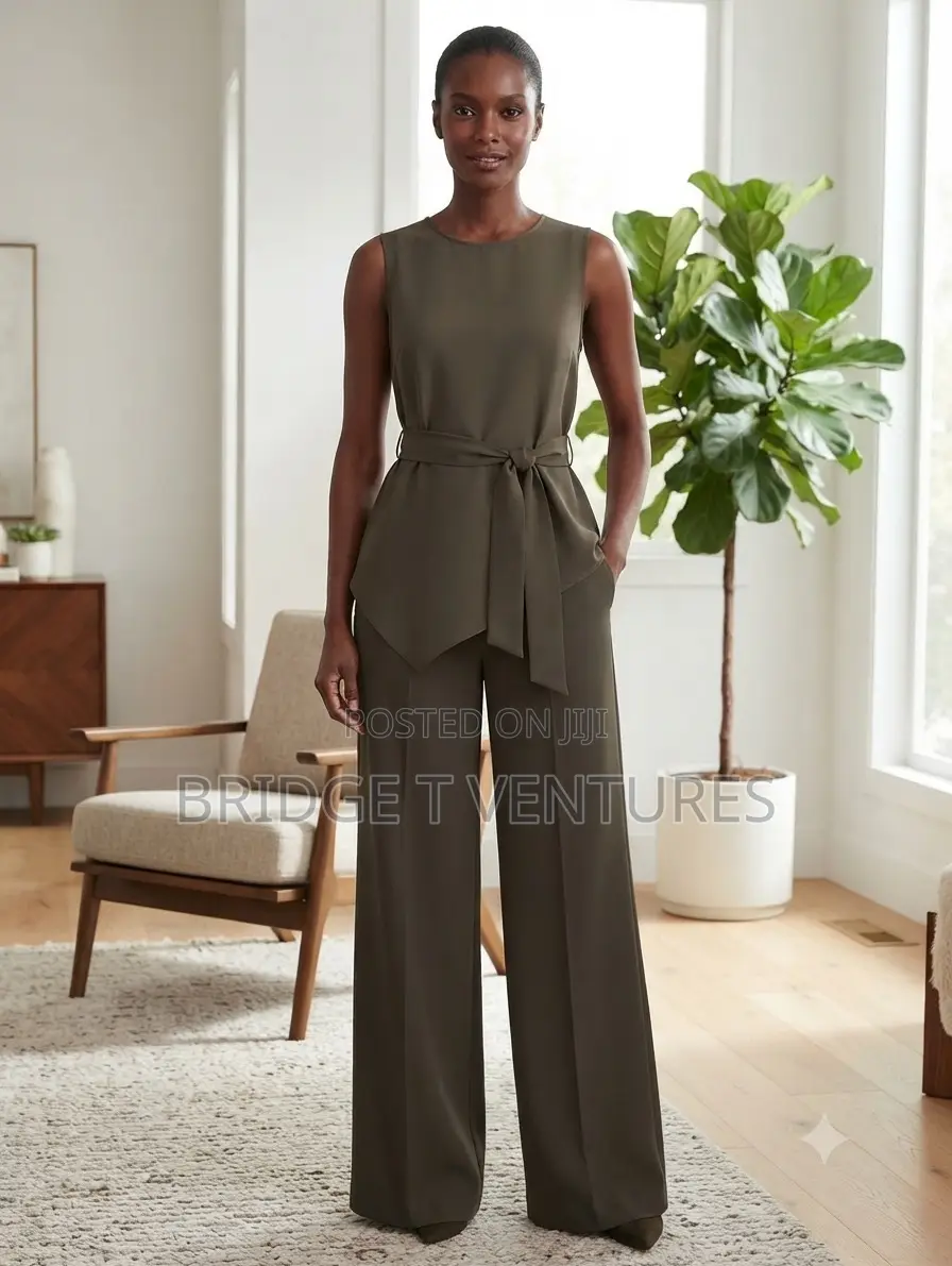 Minimalist Tie-Waist Co-Ord Set