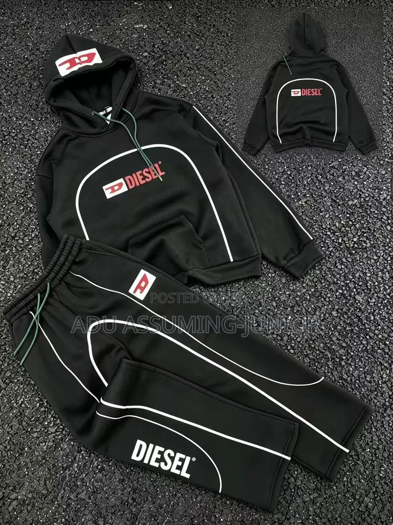 Men’s 2-Piece Tracksuit Set – Hoodie Joggers