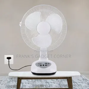 12" Rechargeable Solar Fan