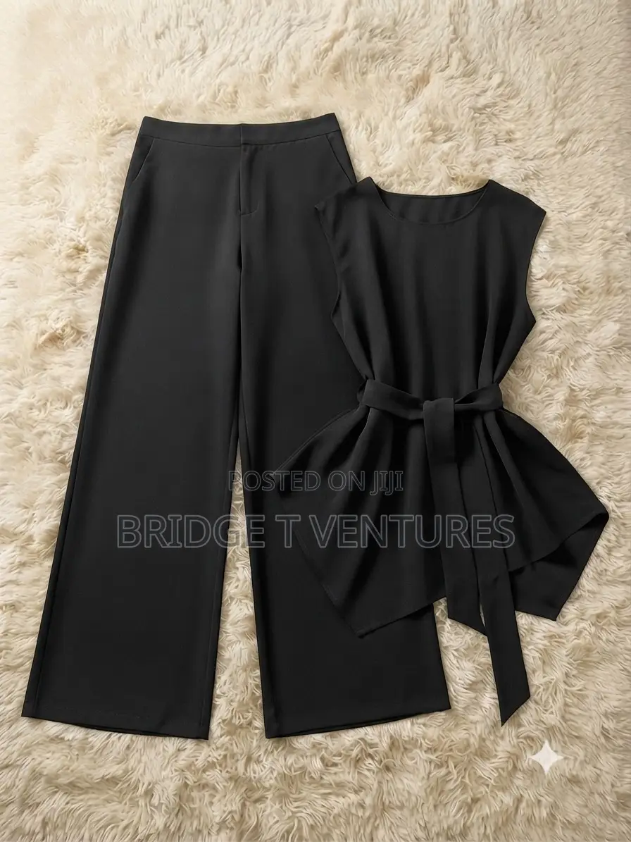 Minimalist Tie-Waist Co-Ord Set